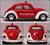 SAMOCHÓD-VOLKSWAGEN BEETLE FEUERWEHR 1:43