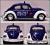 SAMOCHÓD-VOLKSWAGEN BEETLE AMBULANCE SERVICE 1:43