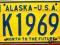 Tablica rejestracyjna USA-ALASKA
