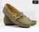 T90 wygodne mokasyny balerinki TOMMY khaki 38
