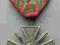 Francja Krzyż za wojnę 1914-1918 z gwiazdą