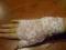 Rękawiczki koronkowe białe