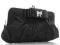 Czarna mala torebka satynowa LATO  #17625