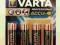 4 X AA/R6 2700 mAh Varta professional