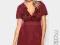 Sukienka ciążowa asos maternity r. 14 40 42 bordo