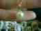 zloty wisiorek z duza zlota-biala perla 9,5mm