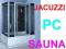 ~ PROMOCJA Kabina Prysznicowa 170x90 Jacuzzi SAUNA