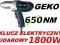 KLUCZ ELEKTRYCZNY PNEUMATYCZNY UDAROWY 650NM 1800W