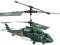 INTERKOBO Helikopter sterowany RC Black Hawk LED