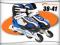 Łyżworolki SPOKEY Pirouette 88712 rozm 38-41 ABEC3