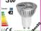 ZAROWKI DIODOWE GU10 3X1W LED 230V HIGH POWER ALU