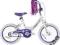 FIOLETOWY ROWEREK 16" SUNFLOWER + GRATISY!