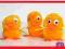 KURCZAK POMPONY oczy ruchome 3szt ZESTAW  007