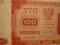 100 zł  1948 r "100 BEZ RAMKI" Mił. 139e