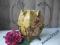 Secesyjny wazon kwiat - z brązem - ogromny