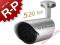 MONITORING KAMERA ZEWNĘTRZNA 520 LINII IR 25M