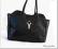 CZARNA TORBA Y-BAG TOREBKA GWIAZD EXCLUSIVE A45