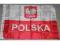 Flaga Kibica Polski 60/90cm Białystok F-vat