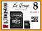 OKAZJA Kingston MicroSDHC 8GB MICRO ADAPTER SD HC