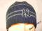 new york czapka z akrylu unisex UK czarna ciepła