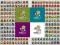 Karty Euro 2012 -Panini- 100 SZTUK - bez powtórek