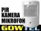 Czujka PIR + Ukryta Kamera i Mikrofon - Monitoring