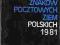 Katalog Znaczków Polskich 1981 T 1 PM GG oflagi