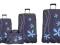 MAŁA WALIZKA AIRTEX PARIS NIEBIESKA *KWIATKI*