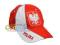 Czapka z daszkiem Biało - Czerwon Euro 2012 Polska