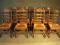 Komplet Stylowych, Dębowych Krzeseł - 8 szt. W-wa