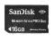 SANDISK 16 GB MEMORY STICK PRODUO PRO DUO