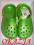 Crocs CROCSY KLAPKI 34 / 21,5 LIME oryginalne