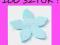 SCRAPKI ozdoby płatek 100 sztuk NIEBIESKI KWIATEK