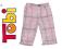 Spodnie krata kratka dla dziewczynki dziecka r. 92