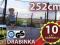 MARKOWA TRAMPOLINA 252cm + SIATKA +DRABINKA GRATIS