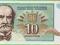 JUGOSŁAWIA 10 Dinara 1994 P138a UNC Góry