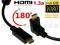 Kabel HDMI-HDMI Full HD OBROTOWE WTYKI 180st- 1,5m