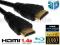 Kabel HDMI HDMI v.1.4a ETHERNET 3D GOLD Full HD 2m