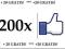 Facebook 200 Fani na Funpage! Lubię to +20 GRATIS