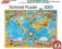 Puzzle 3000 el. Mapa świata [Onyks]