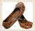 -AVeRSe- Niesamowite Karmelowe Baleriny Kokarda 39