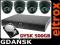 MONITORING SZKOŁY GARAŻU PLACU HALI 4 KAMERY Z284