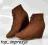 Buty botki koturn kopytka -----(76a f29 brown 38