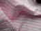 Tkanina bawełniana w biało-różowe paseczki 140x 26