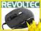 REVOLTEC Mysz laserowa 1600dpi czarna myszka, W-wa