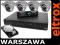 ZESTAW MONITORINGU 4 X KAMERA REJESTRATOR Z080