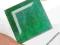 Rzadki 28,4 CT Naturalny kwadrat Szmaragd kamień