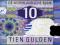 Holandia - 10 guldenów 1997 P99 super grafika