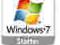Naklejka Windows 7 Starter Label, Tanio Nowe