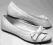 italy sexy white balerinka super modny czubek 38